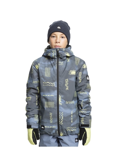 Quıksılver Quiksilver Erkek Çocuk Snowboard Montu Mission Printed Youth Sna Gri