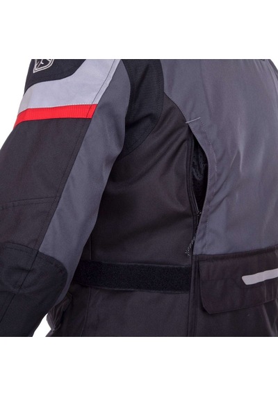 Ebakbak Motosiklet Montu 4 Mevsim Full Koruma Long Oxford Kumaş Motorcu Mont Touring Black