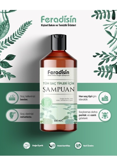 Tüm Saç Tipleri Için Şampuan 500 Ml. Gimdes Helal Sertifikalı