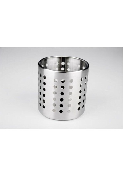 Metal Set Üstü Kaşıklık - Metal - Beyaz Renkli