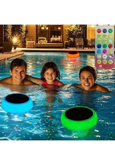 Güneş Enerjili Led Havuz Aydınlatma - 1 Adet, Etkili Ve Ekonomik Açık Bej