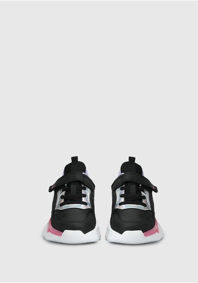 Pepino 1728 Siyah-lila Sneaker Siyah