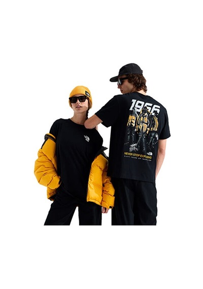 The North Face U 60th Annıversary 1 Relaxed Ss Tee Unisex Outdoor Tişörtü Nf0a8h69jk31 Siyah