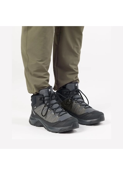 Salomon X-adventure Coldrush Wp Asphalt/black/alloy Erkek Outdoor Ayakkabı L47856000 Siyah