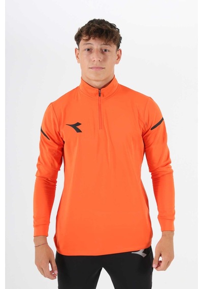 Diadora Alto Antrenman Eşofmanı Tek Üst Turuncu