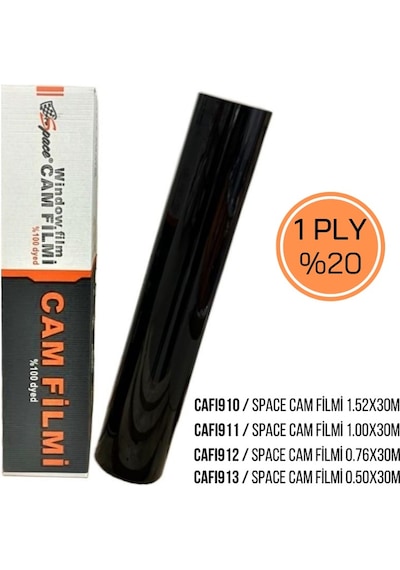Cam Filmi 1.00x30m %20 1ply / Cafı911