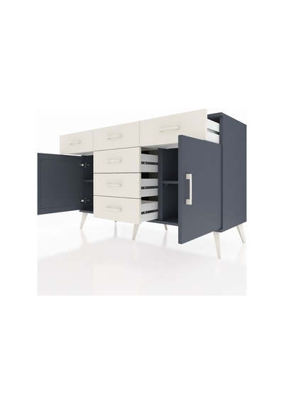Hyperion Konsol 2 Raflı 6 Çekmeceli 2 Kapaklı 132x44x83 Antrasit-antrasit/aytaşı Antrasit/aytaşı Hyperion Konsol 2 Raflı 6 Çekmeceli 2 Kapaklı 132x44x83 Antrasit-antrasit/aytaşı Antrasit/aytaşı
