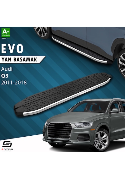 S-dizayn Audi Q3 8u Evo Krom Yan Basamak 173 Cm 2011-2018