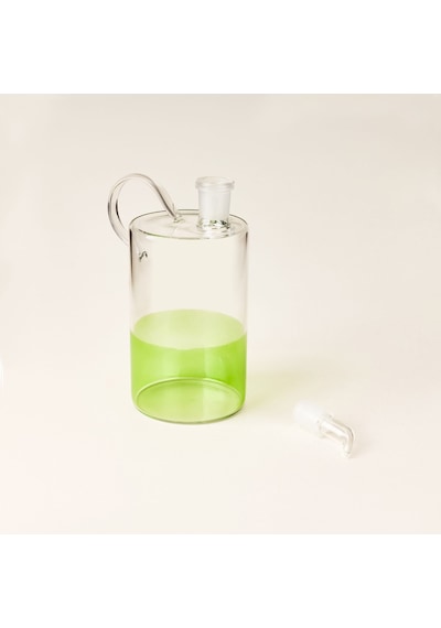Gauzy Borosilikat Cam Yağlık - Şeffaf / Yeşil - 500 Ml Çok Renkli