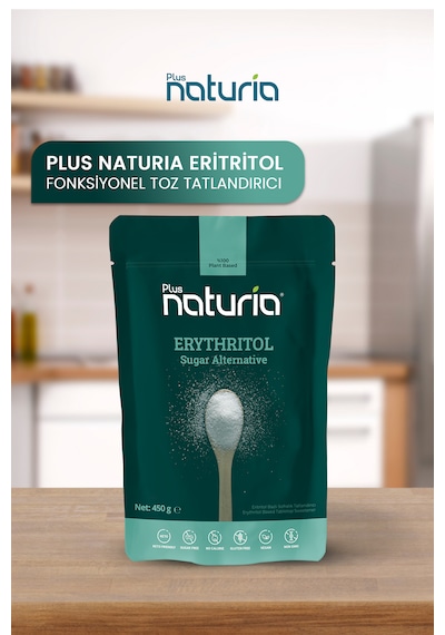 Eritritol Toz Tatlandırıcı %100 Bitkisel, Kalorisiz Ve Ketojenik Uyumlu , Vegan