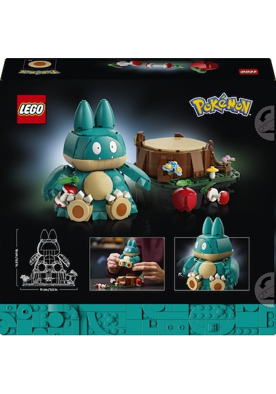 LEGO® Pokémon™ Munchlax 72150 - Yetişkinler için Aksesuarlar İçeren Yaratıcı Koleksiyonluk Model Yapım Seti (757 Parça)