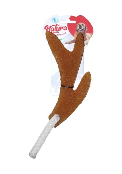 Natura Doğal Kauçuk Boynuz Köpek Çiğneme Oyuncağı Pth-065