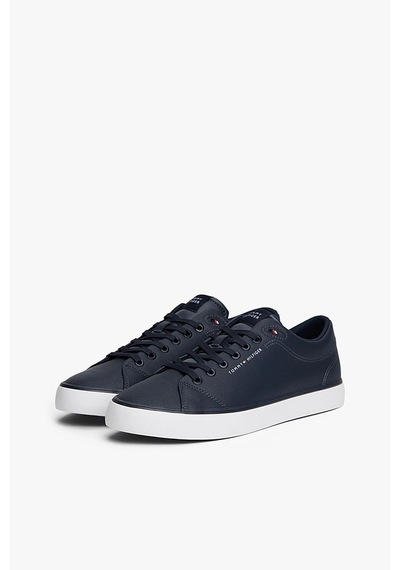 Tommy Hilfiger Erkek Bileksiz Vulkanize Sneaker - Lacivert Desert Sky