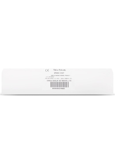 Non Steril 8 Kat Spanç 7.5 CM x 7.5 CM 100 Adet