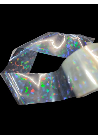 Sıcak Baskı Hologram Folyosu 4cm 5m - Desenli Balıkçılık Malzemeleri - Yapay Yem Baskısı