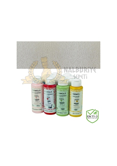 Permolit Multi-Surface Akrilik Hobi Boyası Beyaz Sedef 120 Ml.