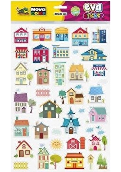 Nova Color NC-684 Eva Sticker Evler