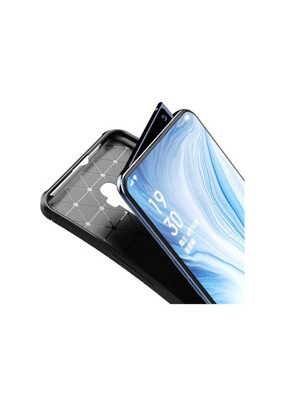 Oppo Reno 10X Zoom Kilif Karbon Silikon Case 361625762