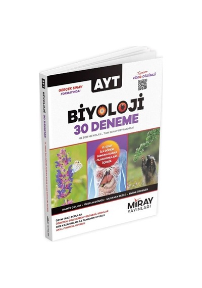 AYT Biyoloji 30 Deneme -  Miray Yayınları