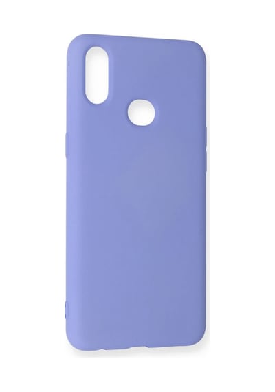 Samsung Galaxy A10s Kılıf Nano İçi Kadife Silikon - Lila
