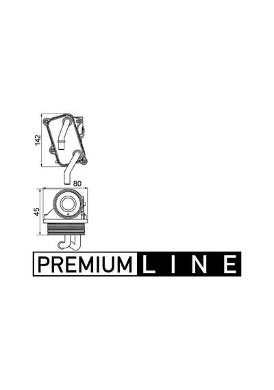 Mahle Clc24000p Motor Yag Sogutucusu A0121880301 A1121800311 A1121880301