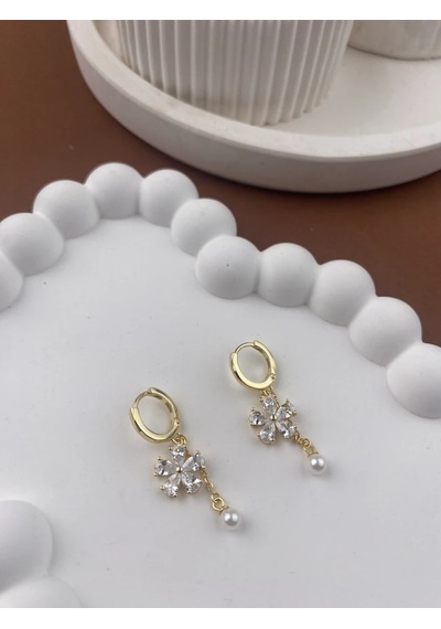 925 Ayar Kadın Gümüş Silver Küpe Gümüş