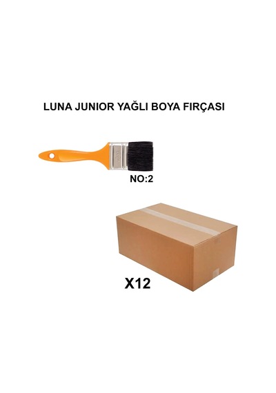 No 2 Yağlı Boya Fırçası, 12 Adet Set, Profesyonel