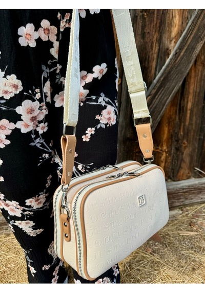Just Polo Günlük Kombinlere Uygun Kadın Omuz Çantası 6011mh Krem Camel