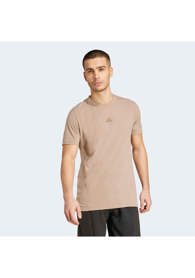 Adidas Designed For Training Erkek Kahverengi Antrenman T-shirt Jx1169