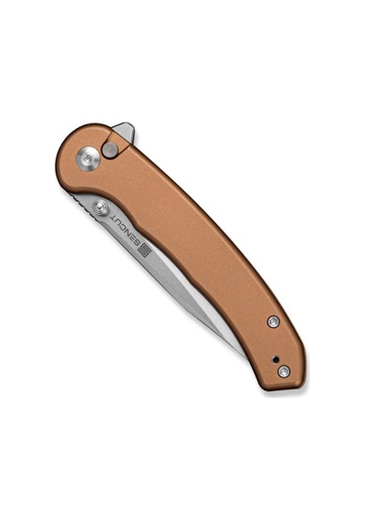 Sencut Ingot Coyote Brown Aluminum Handle Stonewashed D2 Blade Kamp Çakı Kahverengi
