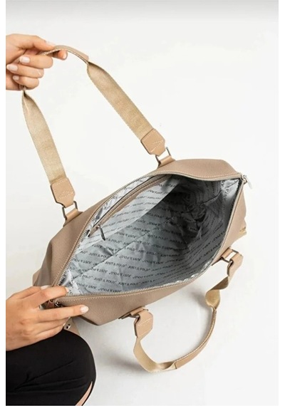 Just Polo Kadın Yeni Sezon Büyük Boy Lüks El Ve Omuz Çantası Shoulder Bag Ebat: 33 X 40 Cm Vizon