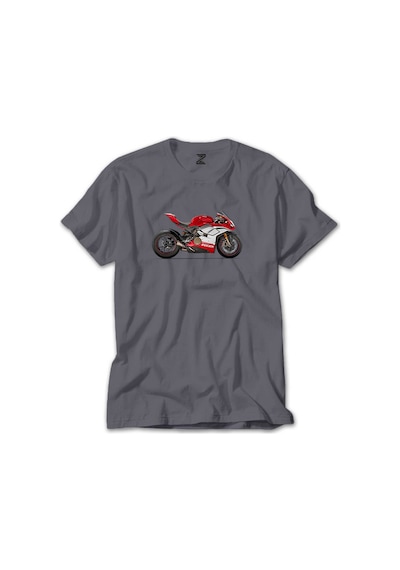 Ducati 1299 Ducati Panigale V4 Gri Tişört Gri