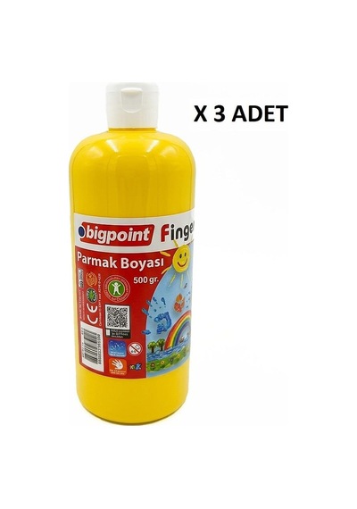 Bigpoint Parmak Boyası 500 Gram Sarı X 3 Adet Diğer