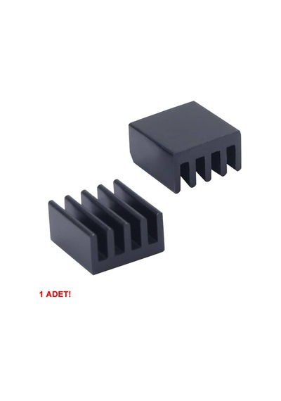 8.8mm X 8.8mm X 5mm Alüminyum Metal Soğutucu Blok Radyatör Amfi Led Entegre Transistor Vga Ram