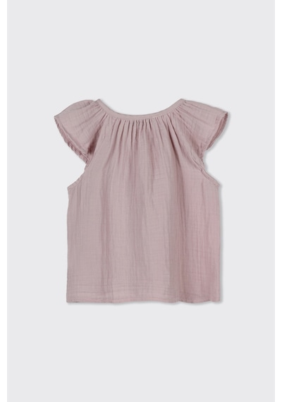Panço Kız Bebek Müslin Pembe 2'li Takım