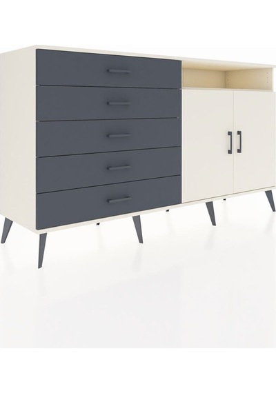 Hyperion Konsol 2 Raflı 5 Çekmeceli 2 Kapaklı 176x44x99 Aytaşı-ay Aytaşı-aytaşı/antrasit Hyperion Konsol 2 Raflı 5 Çekmeceli 2 Kapaklı 176x44x99 Aytaşı-ay Aytaşı-aytaşı/antrasit