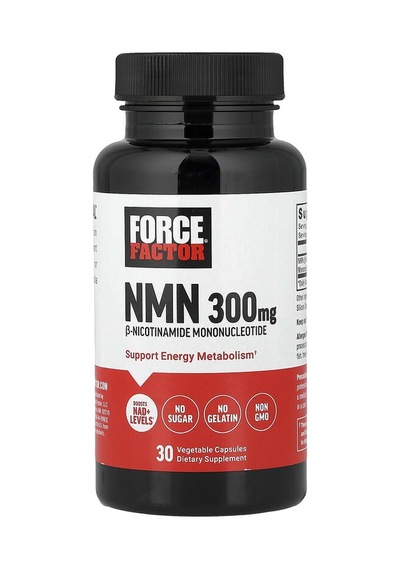 Force Factor, Nmn, 300 Mg, 30 Vegetable Capsules Aromasız