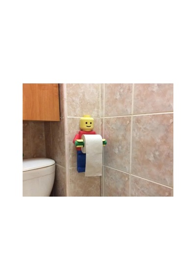 Lego Figürü Tasarımlı Tuvalet Kağıdı Tutucu Diğer