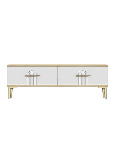 Tsa1215db - İdatv120 Tv Stand, Tv Sehpası Safirmeşe - Beyaz 120cm