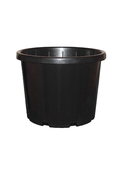 Siyah Üretim Saksısı 50 Adet - 10 Lt 26 Cm