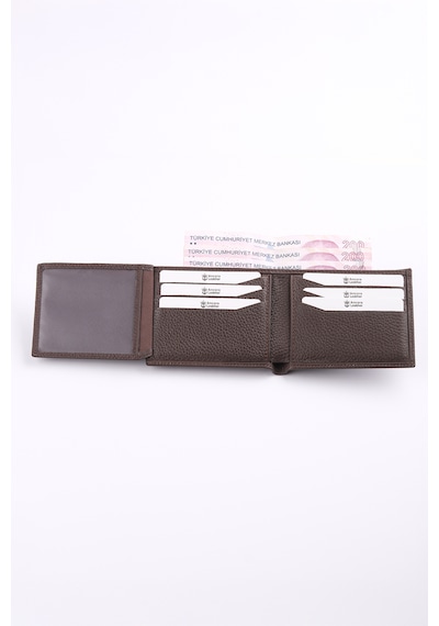 Ancora Leather Hakiki Deri Erkek Cüzdan-26500 Kahverengi