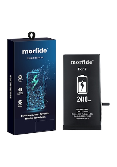 Morfide  Apple Uyumlu iPhone 7  2410mah Yüksek Kapasiteli Batarya