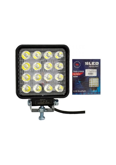 Çalışma Lambası 16 Led Lamba 12/80v 48w
