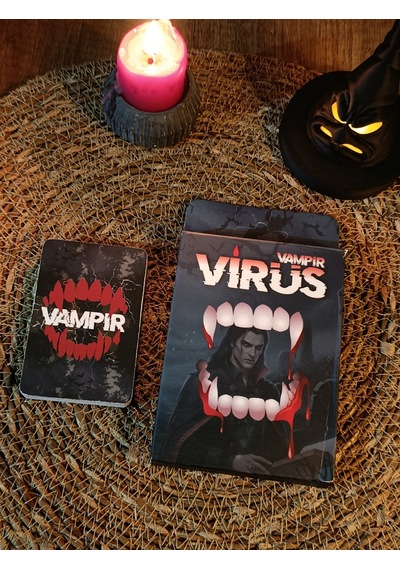 Virüs Vampir Strateji Oyun Kartları - Kese Hediyeli 50 Kart