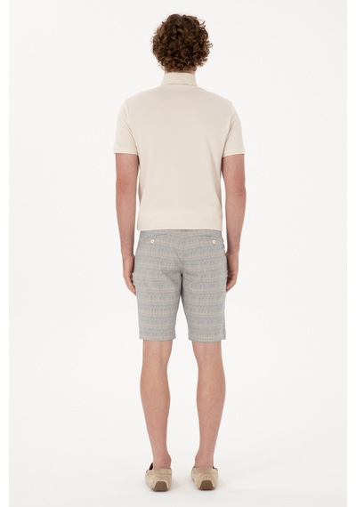 U.s. Polo Assn. Erkek Mavi Şort / Bermuda 50300443-vr036 Mavi