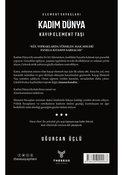 Kadim Dünya: Kayıp Element Taşı - Uğurcan Üçlü - Theseus Yayınevi