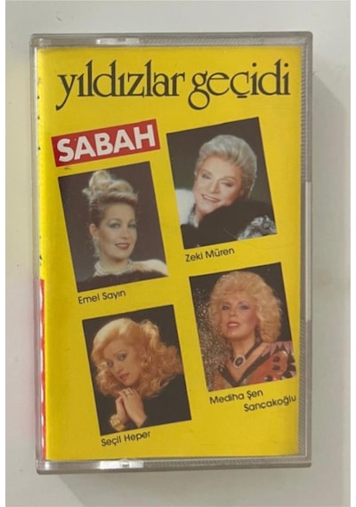 Yıldızlar Geçidi Zeki Müren,emel Sayın, Seçil Heper ... Kaset Orjnal Dönem Kağıt Baskı Kaset