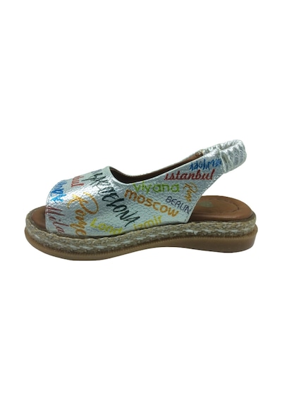 Ortopedikal 1506 (Plm) Kız Çocuk Sandalet Ayakkabı Baskılı (496501850) Gümüş