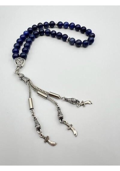 Sertifikalı Lapis Lazuli Doğal Taş Tesbih 8 Mm Aaa Kalite