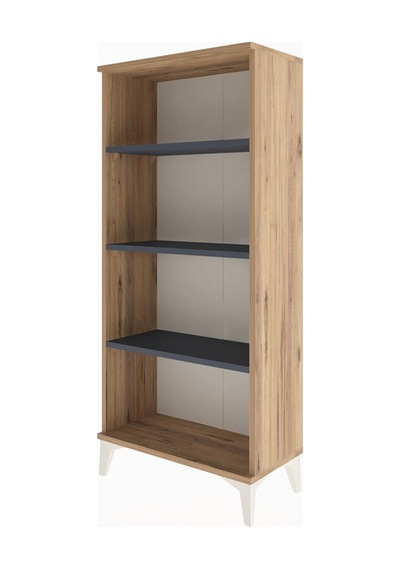 Arges Dolap 3 Raflı 60x30x134 Çam-antrasit Çam